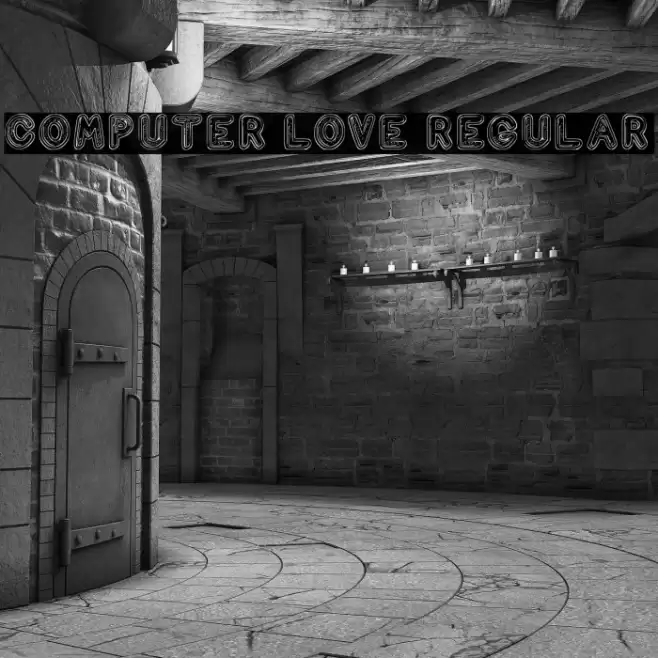Computer Love Regular Fonte examples