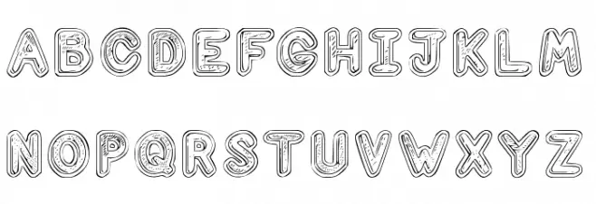 Computer Love Regular Schriftart Kleinbuchstaben