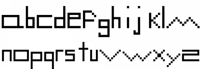 Computer Malfunction Error फ़ॉन्ट लोअरकेस