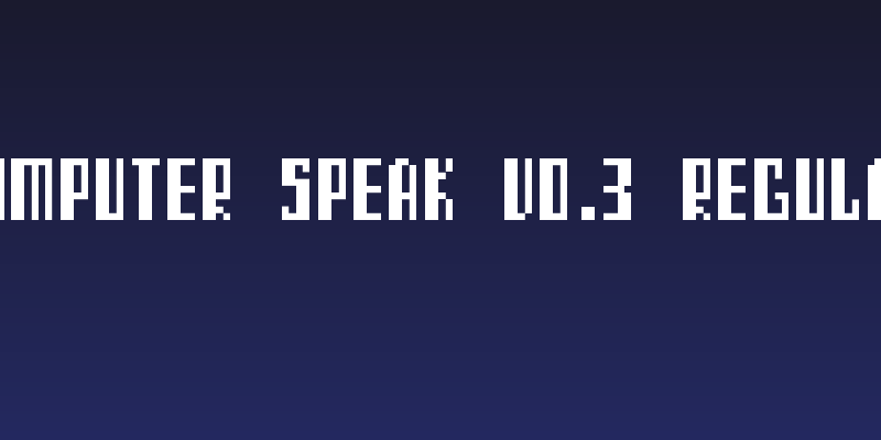 Computer Speak v0.3 Regular Social Header