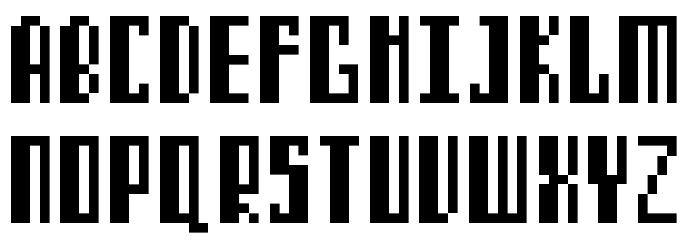Computer Speak v0.3 Regular Font LOWERCASE