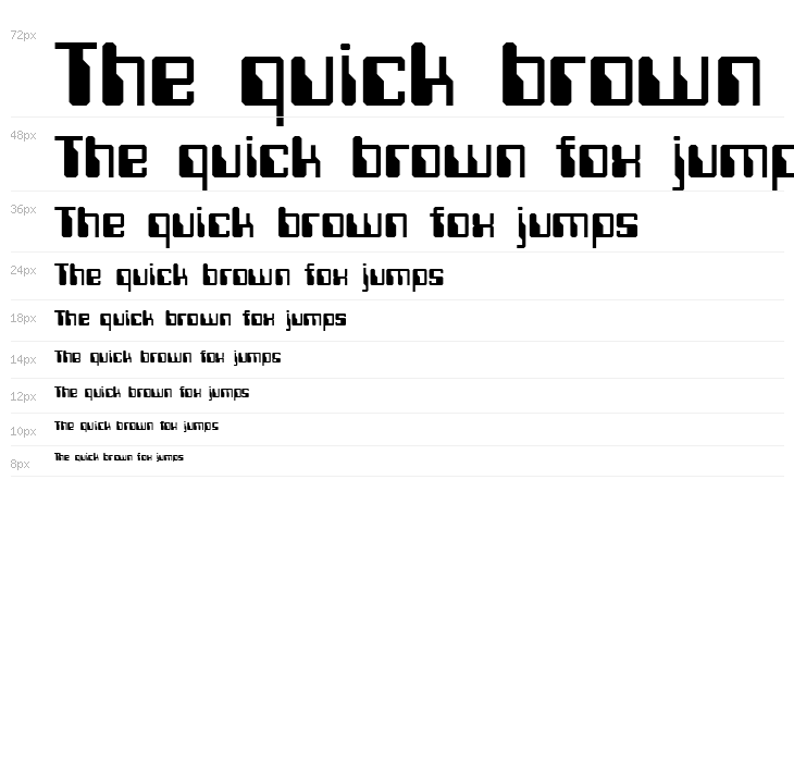 Computerfont Regular Waterfall