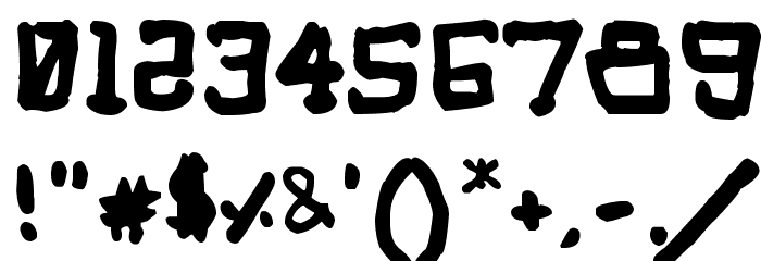 Computer's Heart Font OTHER CHARS