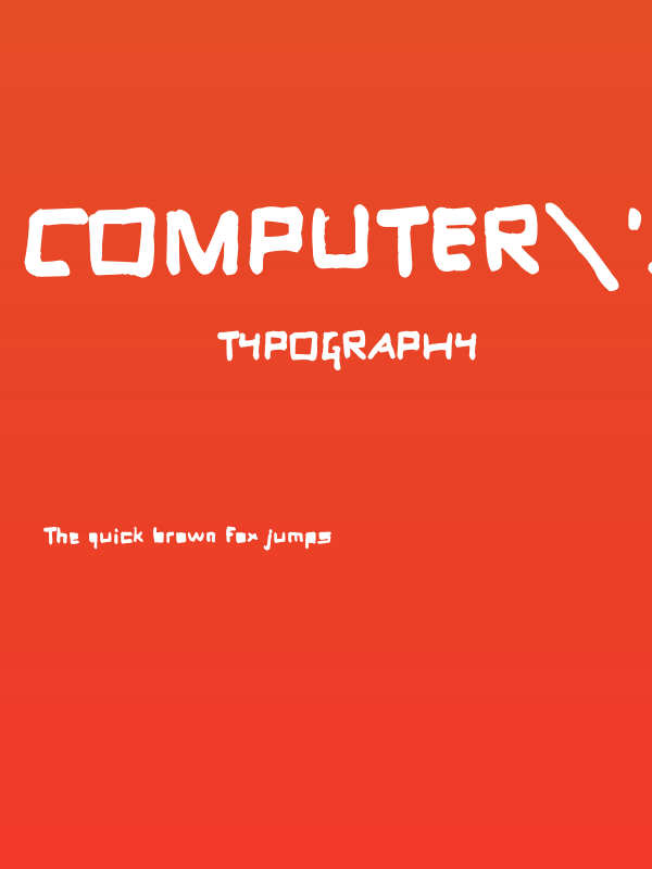 Computer's Heart Poster