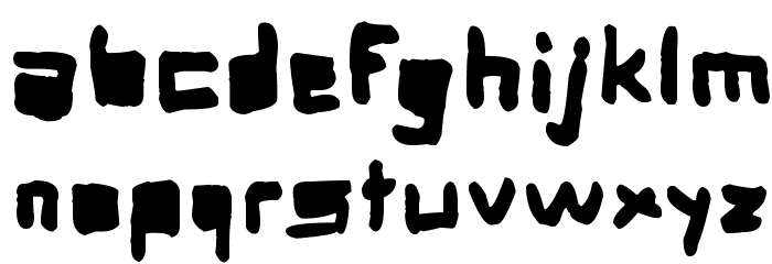 Computer's Heart Font LOWERCASE