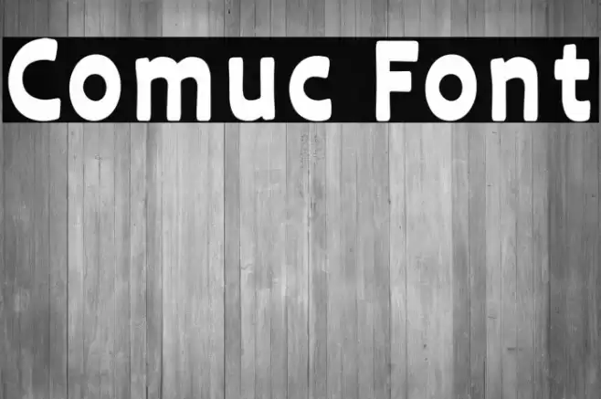 Comuc Font examples