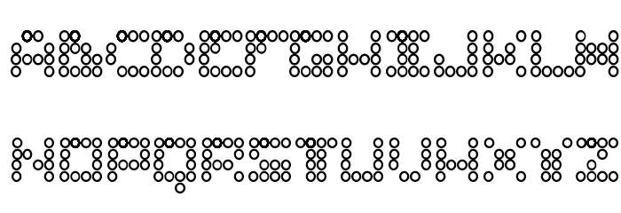 Con Ninguna Font LOWERCASE