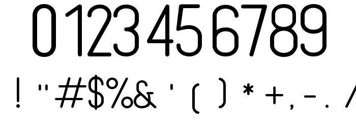 Cona Regular Font OTHER CHARS