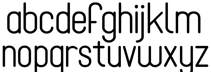 Cona Regular Font LOWERCASE