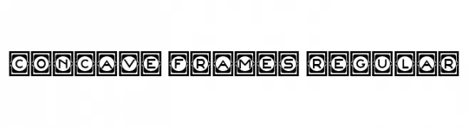 Concave Frames Regular  font caratteri gratis