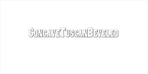 ConcaveTuscanBeveled Logo