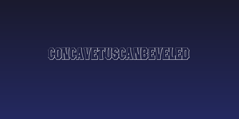 ConcaveTuscanBeveled Social Header