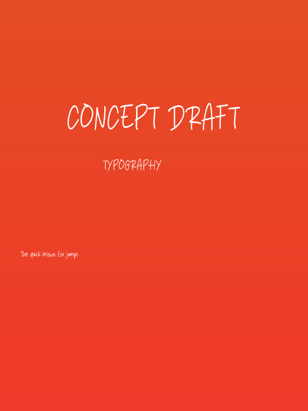 Concept Draft Poster