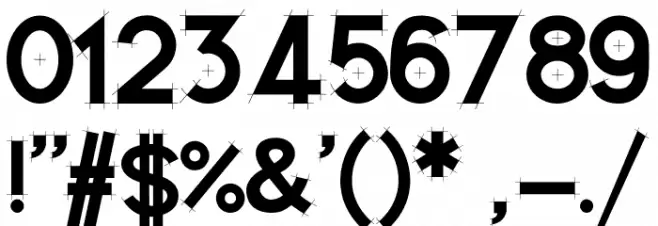 Concept solid Font OTHER CHARS