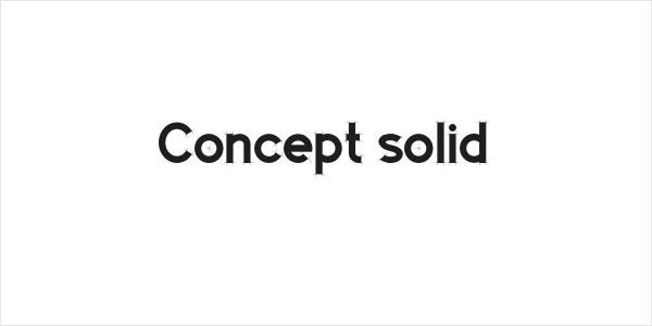 Concept solid Logo