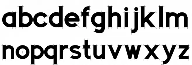 Concept solid Font LOWERCASE