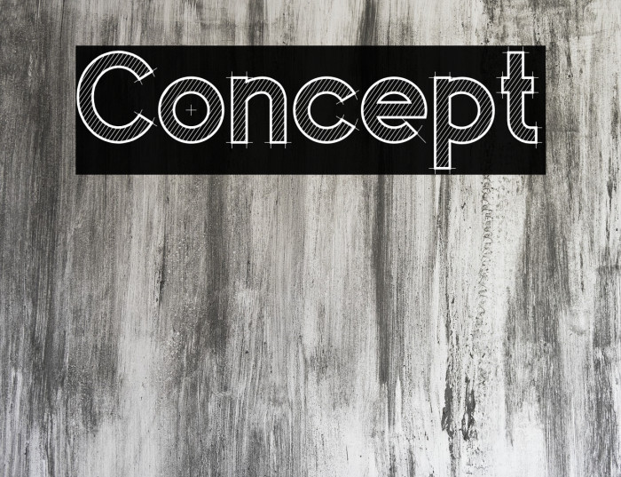 Concept Font examples