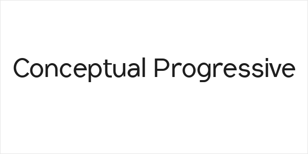 Conceptual Progressive Logo