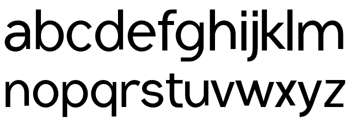 Conceptual Progressive Font LOWERCASE