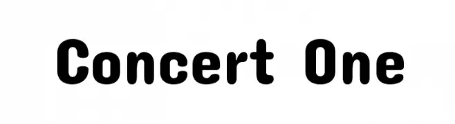 Concert One  font caratteri gratis