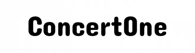 Concert One  font caratteri gratis