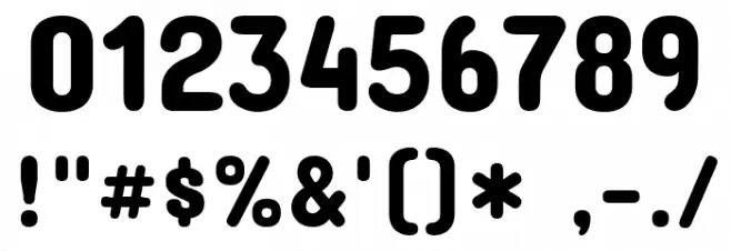 Concert One Font OTHER CHARS