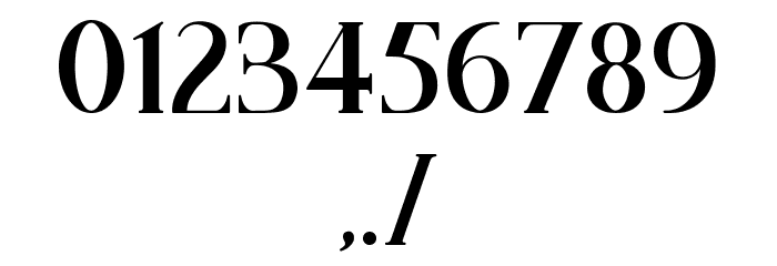 Concetta Kalvani Expanded Bold Font OTHER CHARS