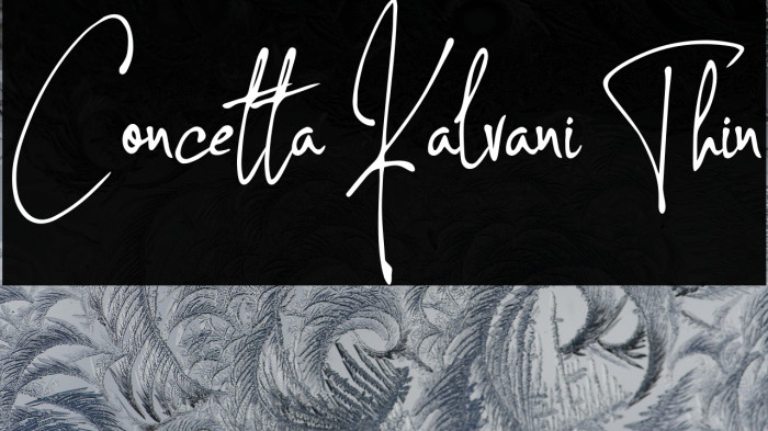 Concetta Kalvani Thin Example 1