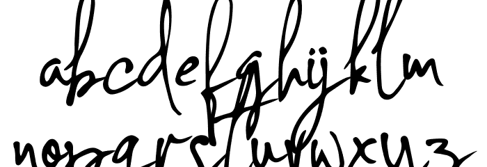 Concetta Kalvani Thin Font LOWERCASE