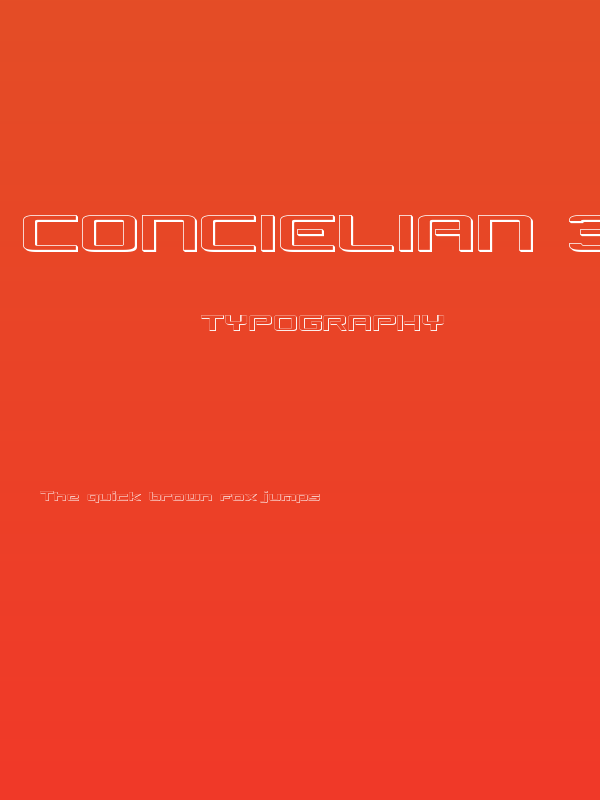 Concielian 3D Break Poster