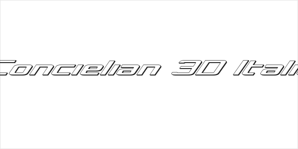 Concielian 3D Italic Logo