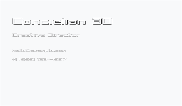 Concielian 3D Business Card