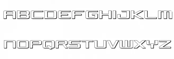 Concielian 3D Шрифта ВЕРХНИЙ