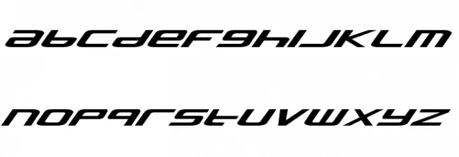 Concielian Alpha Schriftart Kleinbuchstaben
