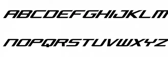 Concielian Bold Italic Schriftart Groß