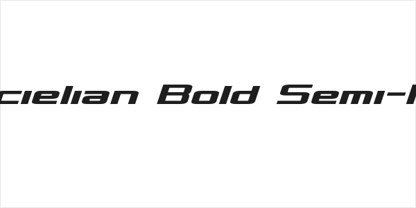 Concielian Bold Semi-Italic Logo