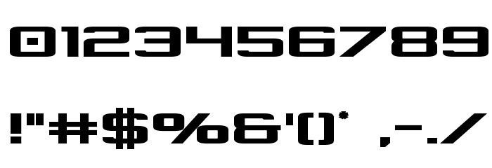 Concielian Bold Font OTHER CHARS