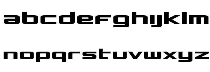 Concielian Bold Font LOWERCASE