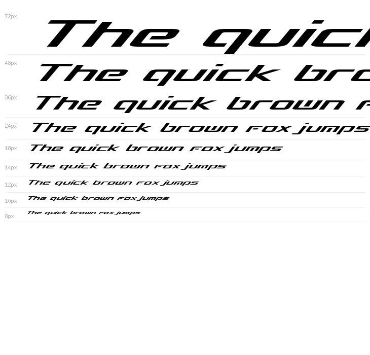 Concielian Break Expanded Italic Waterfall