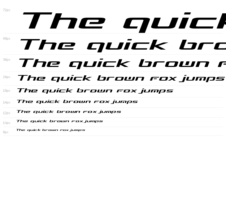 Concielian Break Expanded Semi-Italic Waterfall