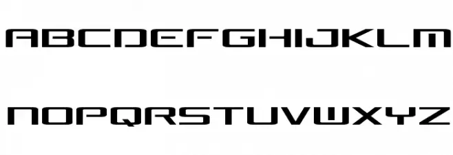 Concielian Break Expanded フォント 大文字