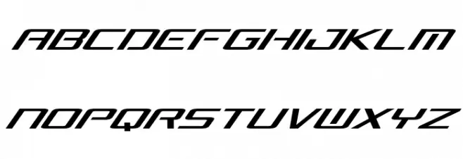 Concielian Break Italic Fonte MAIÚSCULAS