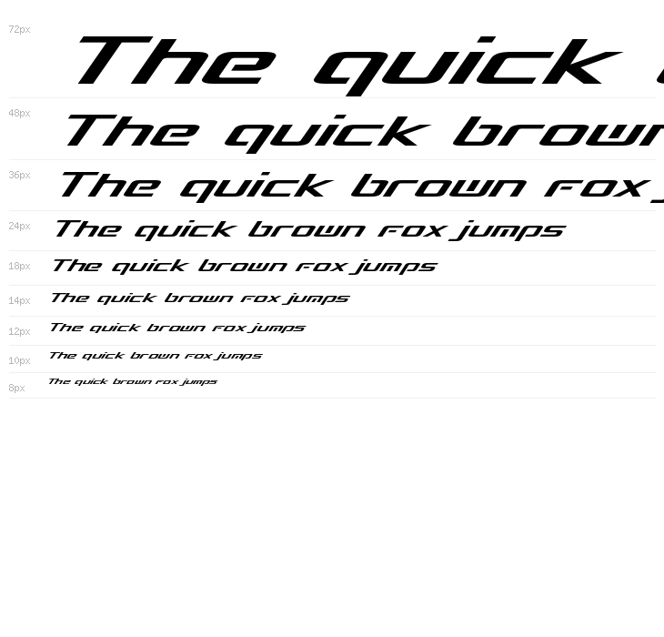 Concielian Break Italic Waterfall