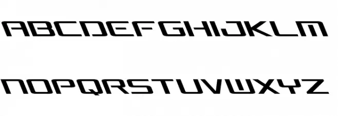Concielian Break Leftalic フォント 大文字