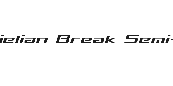 Concielian Break Semi-Italic Logo