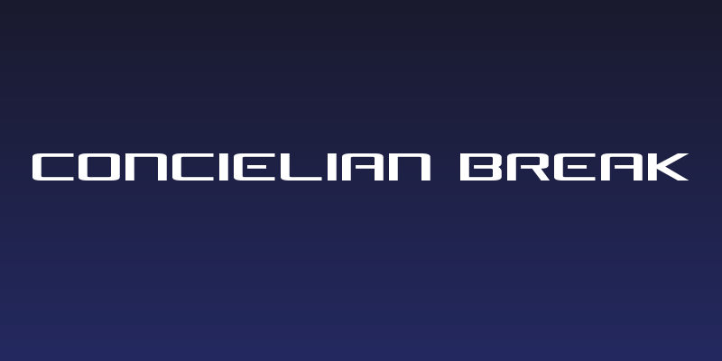 Concielian Break Social Header