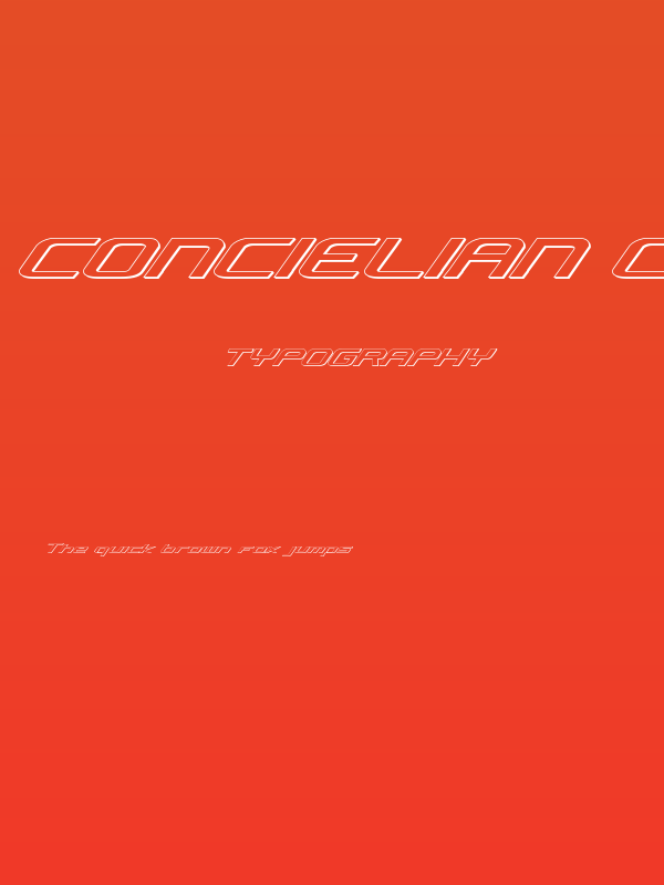 Concielian Classic 3D Poster