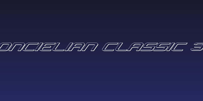 Concielian Classic 3D Social Header