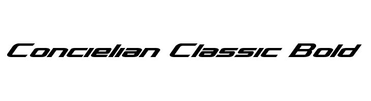 Concielian Classic Bold  les polices de caractères gratuit tlcharger