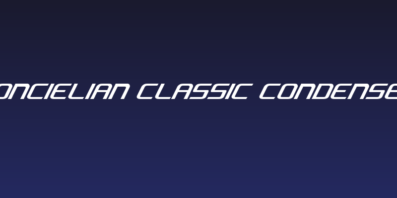 Concielian Classic Condensed Social Header